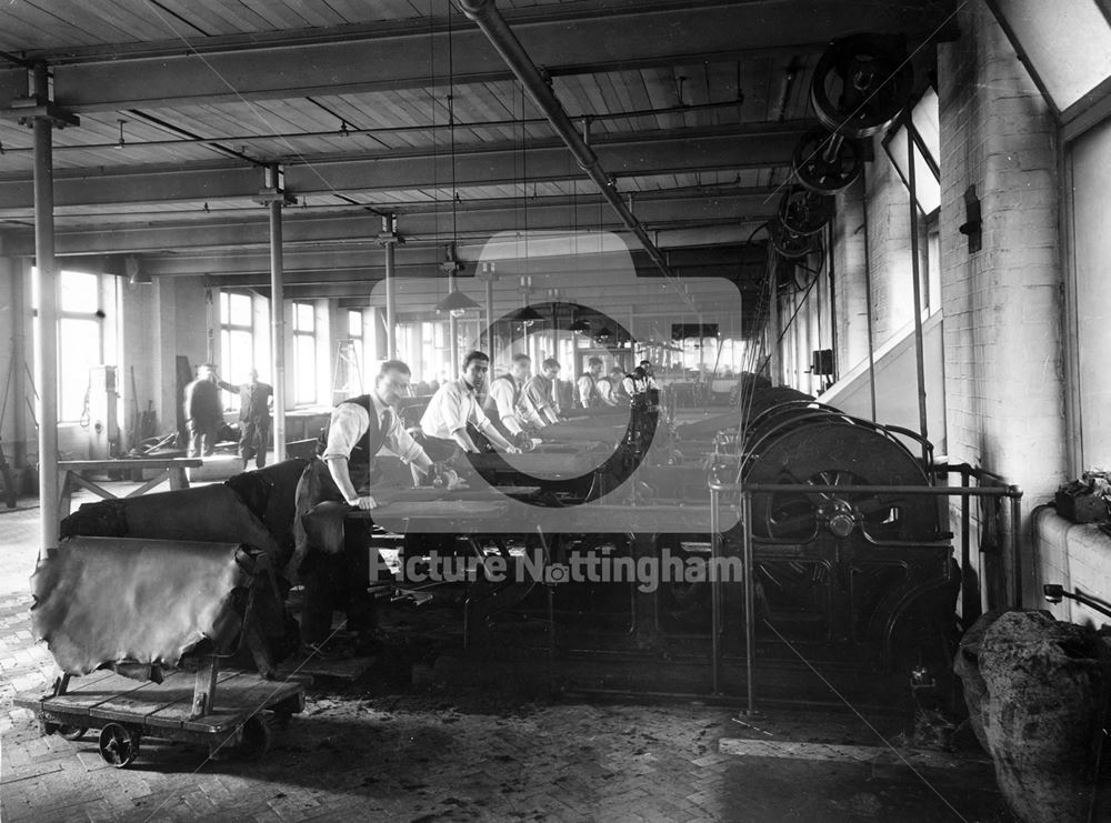 Turney Brothers, Leather Works, Trent Bridge, Nottingham, 1933