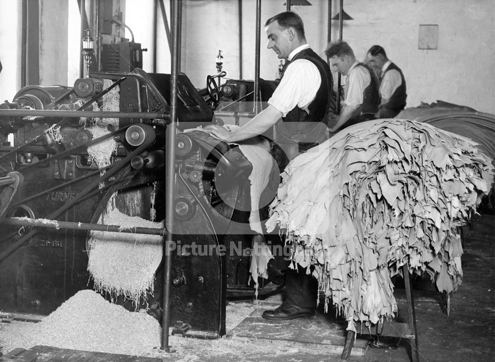 Turney Brothers, Leather Works, Trent Bridge, Nottingham, 1933