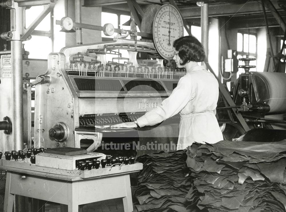 Turney Brothers, Leather Works, Trent Bridge, Nottingham, 1933