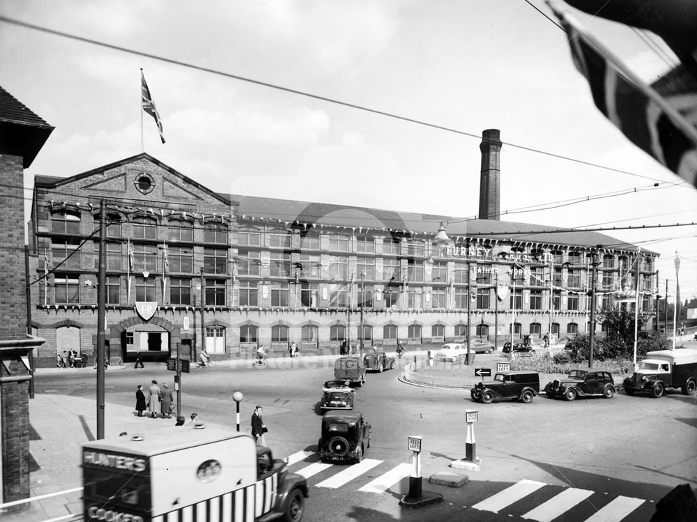 Turney Brothers, Leather Works, Trent Bridge, Nottingham, 1953