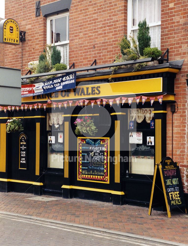 Prince of Wales Pub, High Road, Beeston, Nottingham, 1998