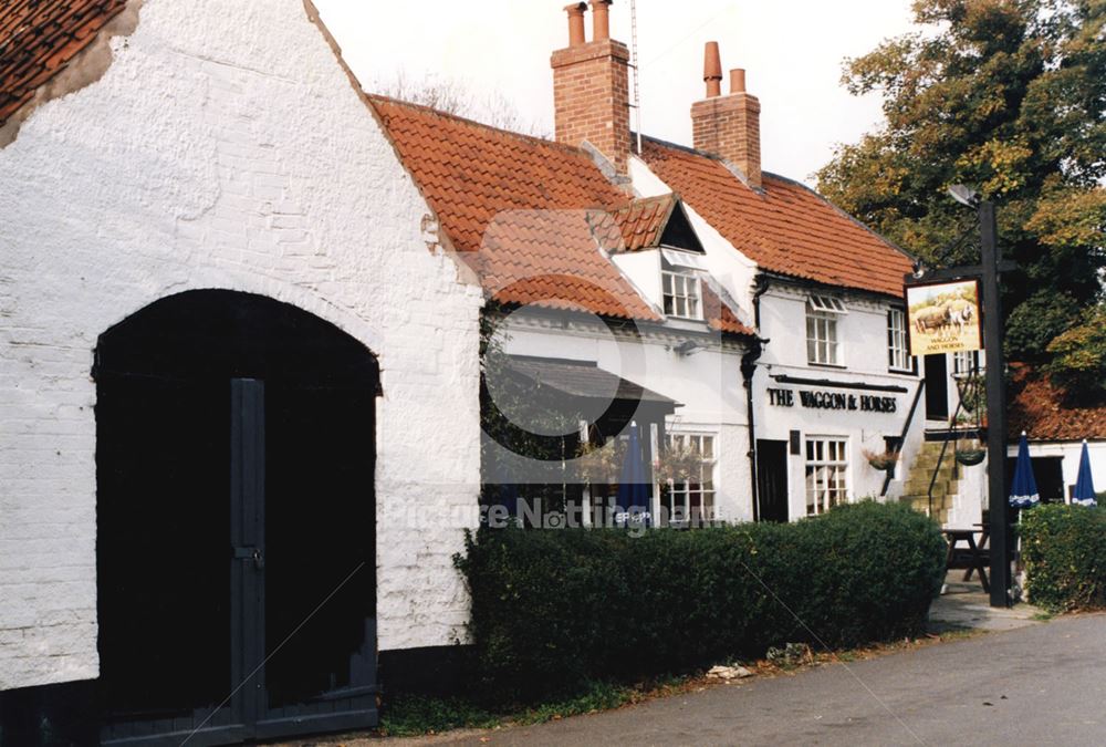 Wagon and Horses Pub, Gypsy Lane, Bleasby, Nottingham, 1997