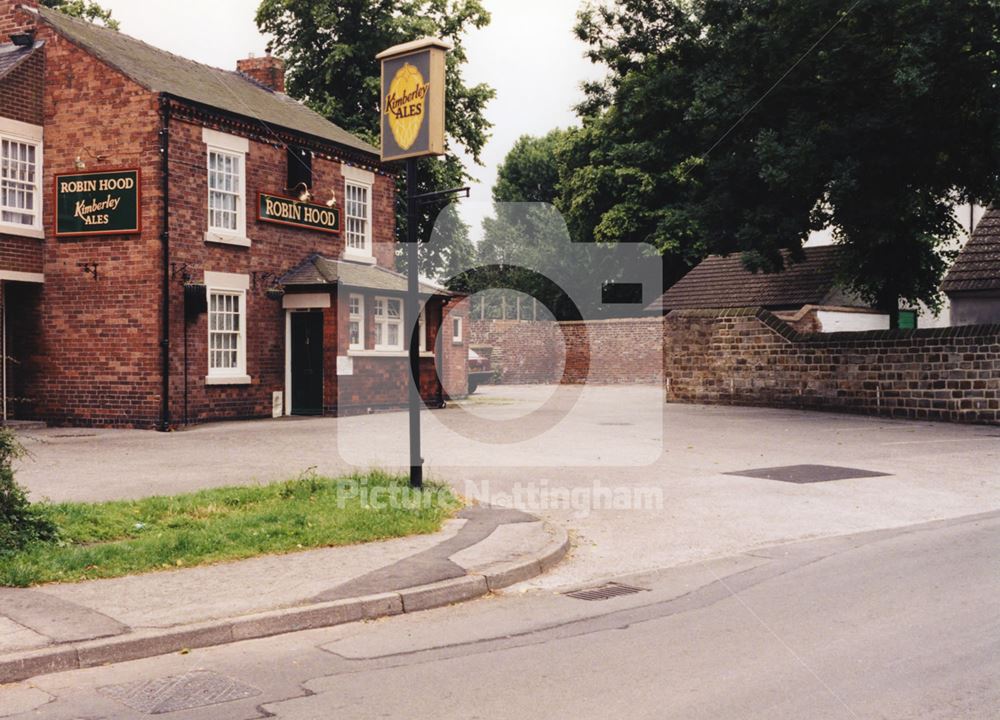 Robin Hood Pub, Hall Lane, Brinsley, Nottingham, 1998 