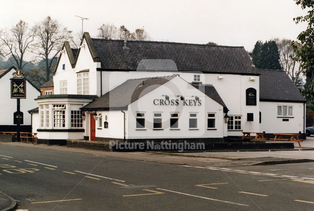 Cross Keys Pub, Main Street, Burton Joyce, Nottingham, 1997