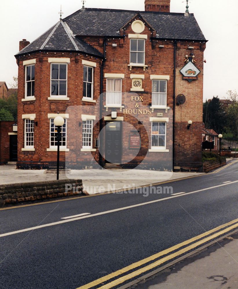 Fox and Hounds Pub, Station Road, Carlton, Nottingham, 1998