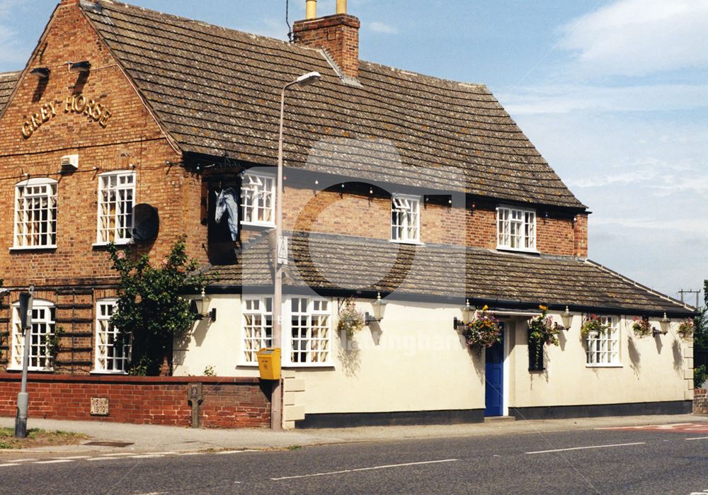 Grey Horse Pub, Besthorpe Road, Collingham, 1998