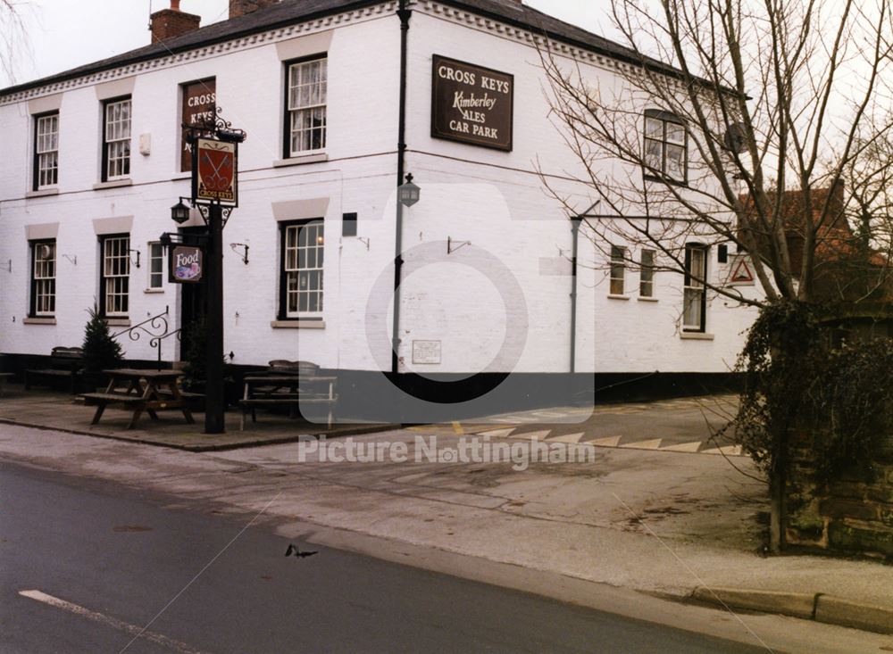 Cross Keys Pub, Main Street, Epperstone, Nottingham, 1998