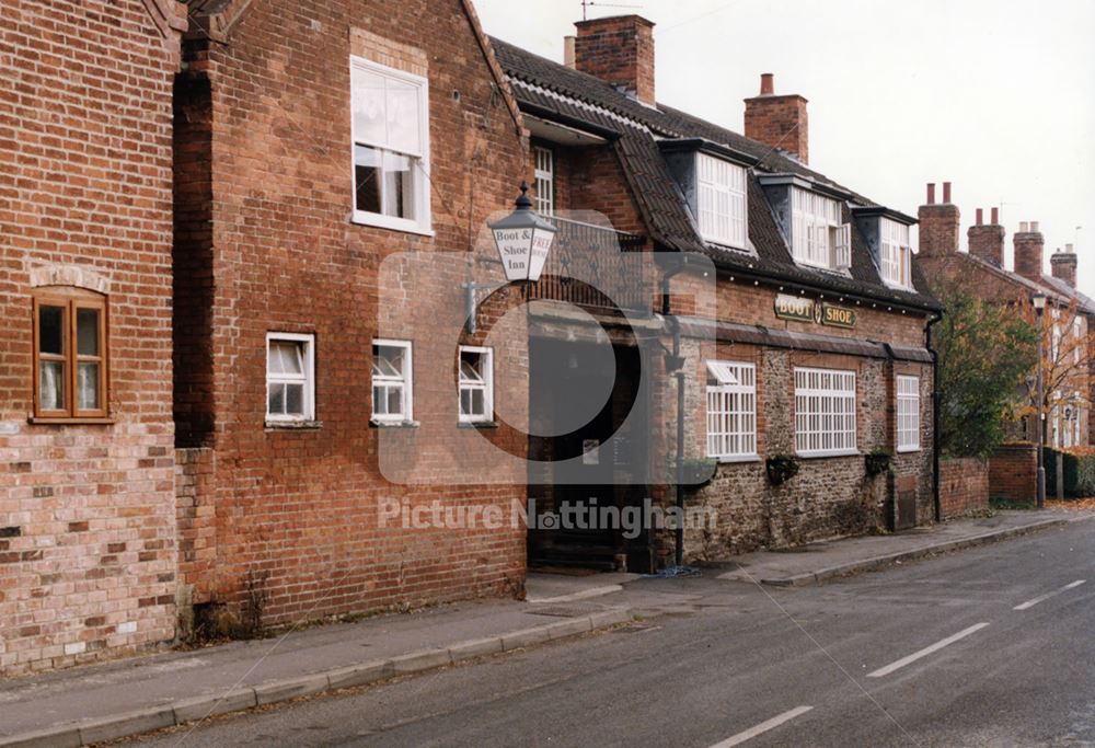 Boot and Shoe Inn, Main Street, Flintham, Nottingham, 1997