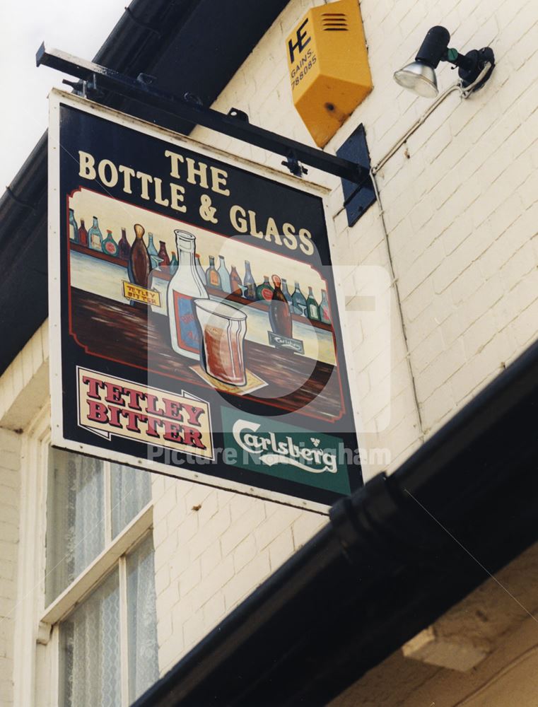 Bottle and Glass Pub, High Street, Harby, Nottingham, 1998