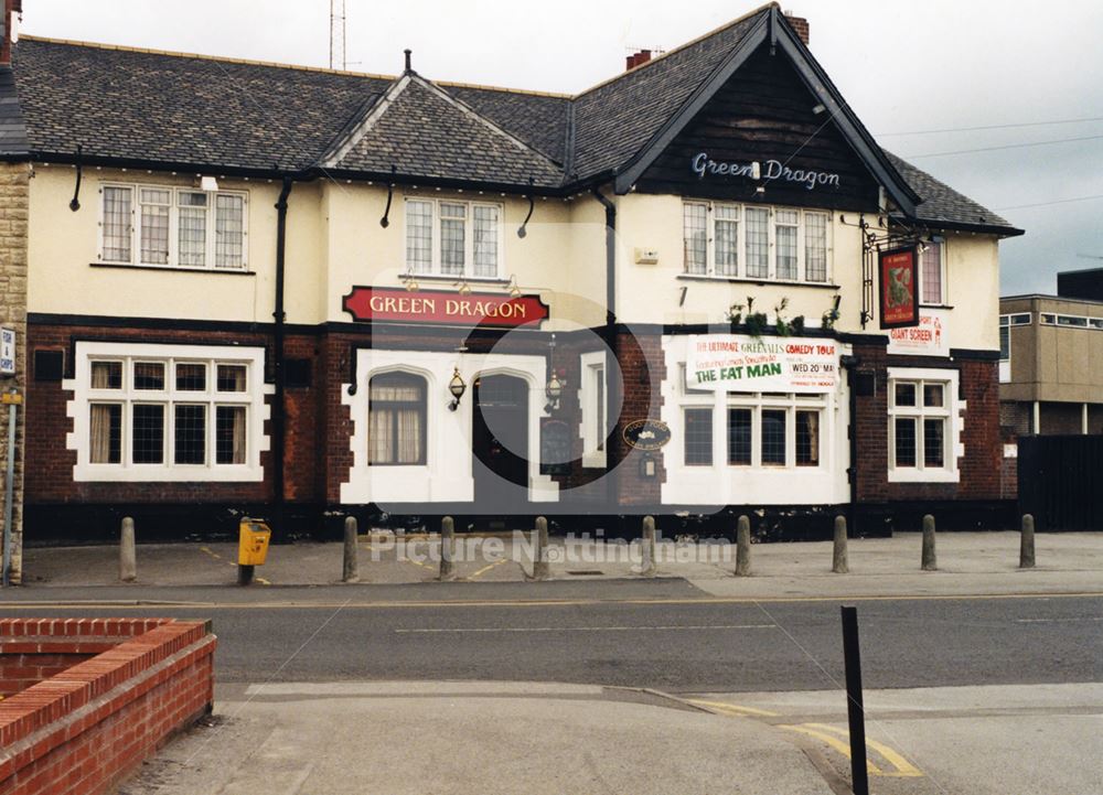 Green Dragon Pub, Watnall Road, Hucknall, Nottingham, 1998