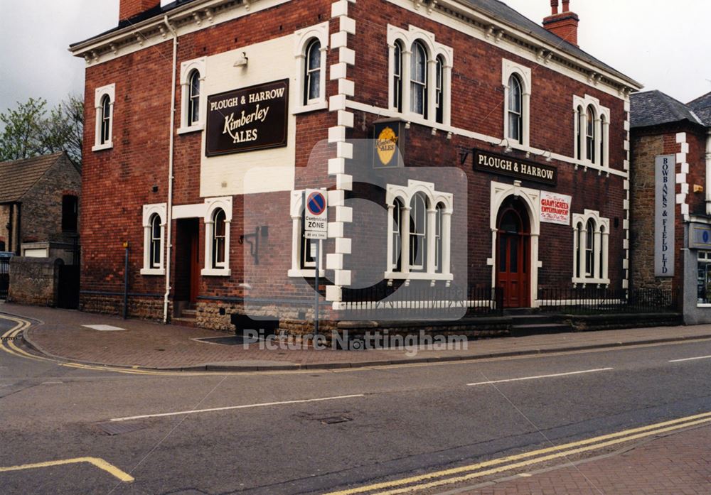 Plough and Harrow Pub, High Street, Hucknall, Nottingham, 1998