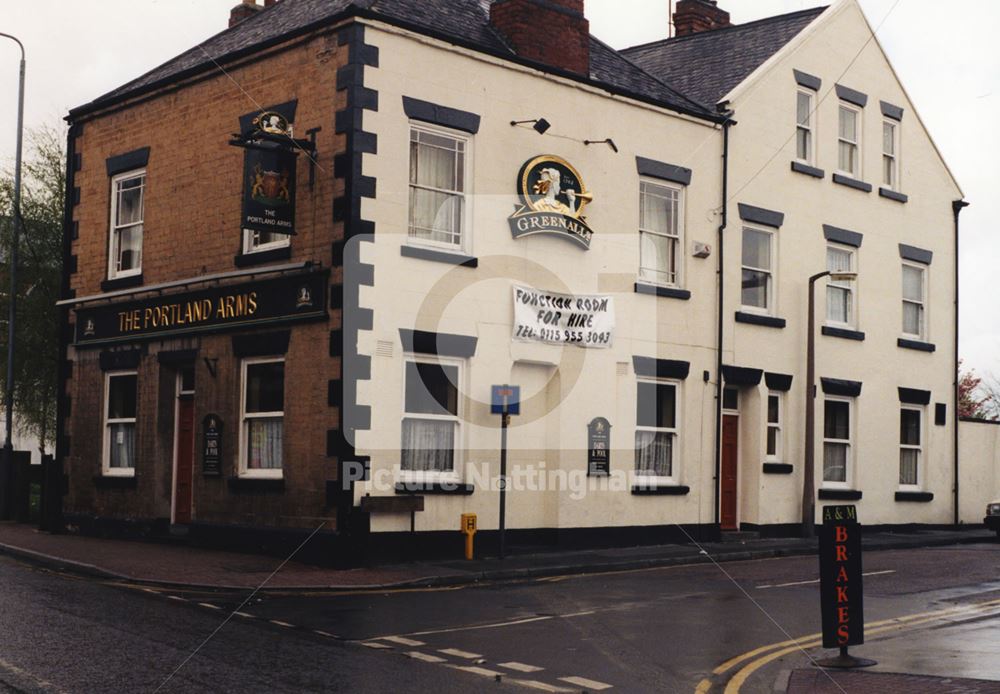 Portland Arms Pub, Annesley Road, Hucknall, Nottingham, 1998