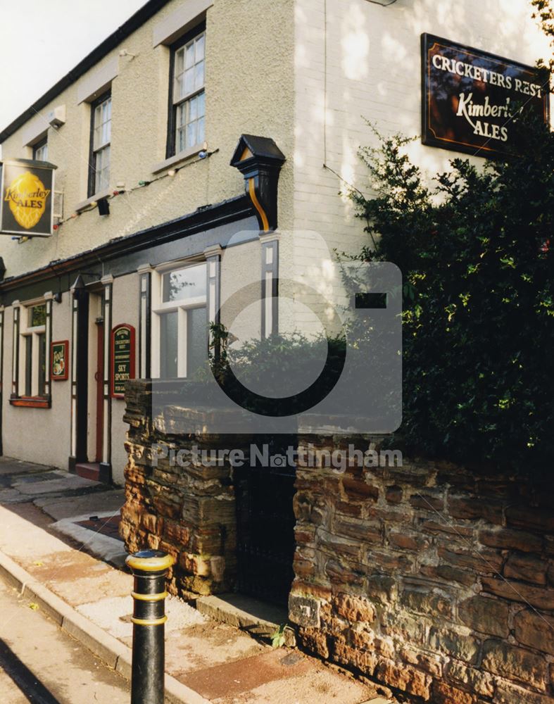 Cricketers Rest Pub, Chapel Street, Kimberley, Nottingham, 1998