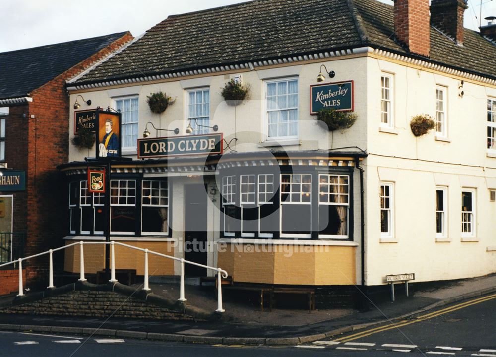 Lord Clyde Pub, Main Street, Kimberley, Nottingham, 1998