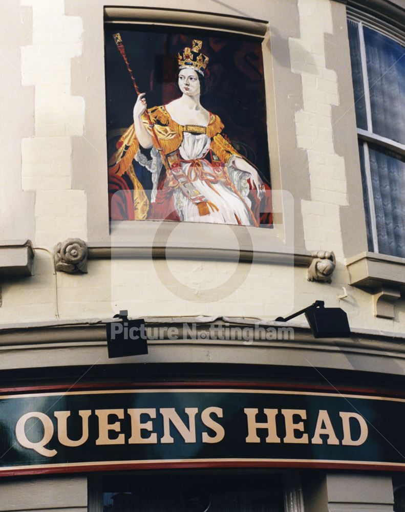 Queens Head Pub, Main Street, Kimberley, Nottingham, 1998