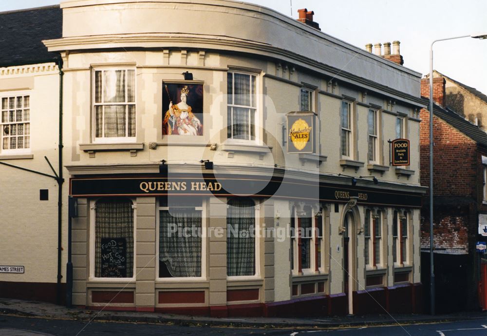 Queens Head Pub, Main Street, Kimberley, Nottingham, 1998