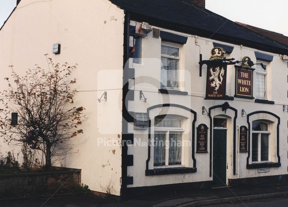 White Lion Pub, Swingate, Kimberley, Nottingham, 1998 