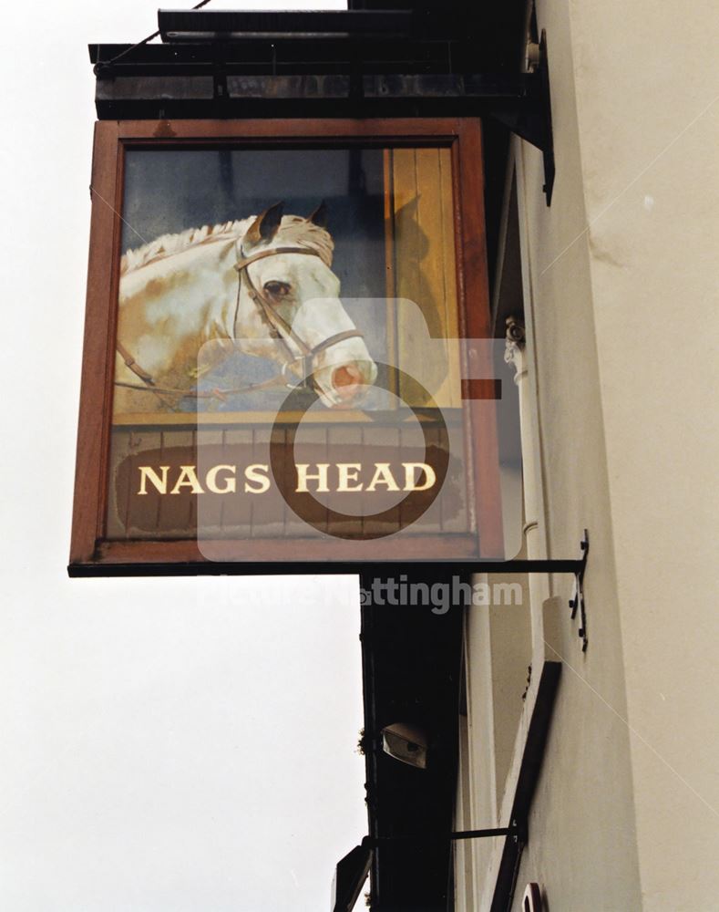 Nags Head Pub, Station Street, Kirkby-in-Ashfield, Nottingham, 1998