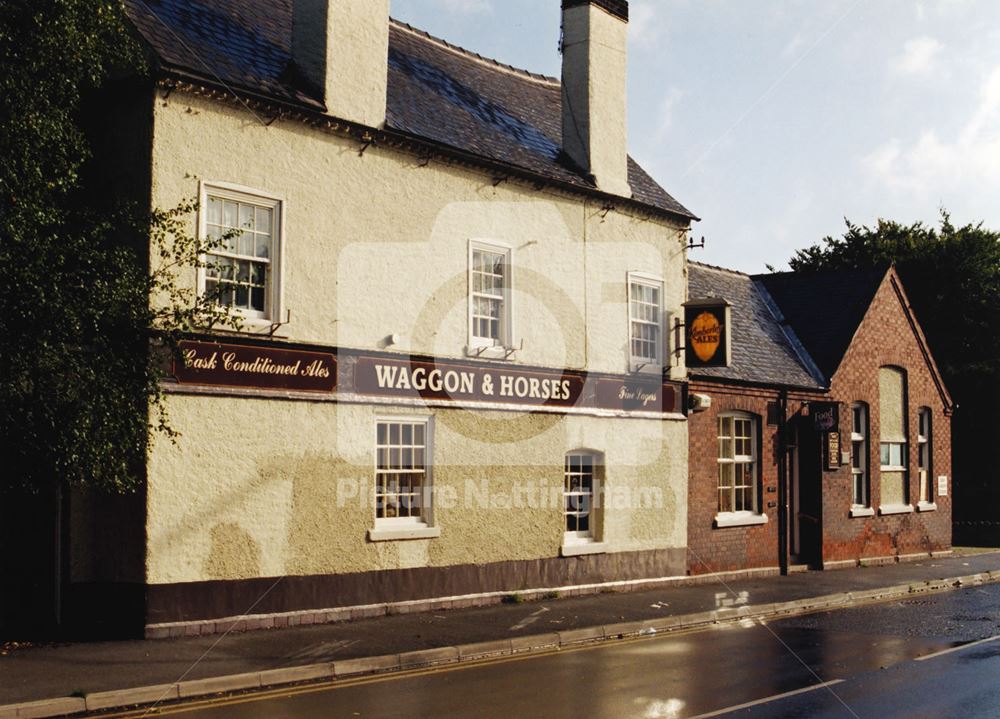 Wagon and Horses Pub, Chapel Street, Kirkby-in-Ashfield, Nottingham, 1998