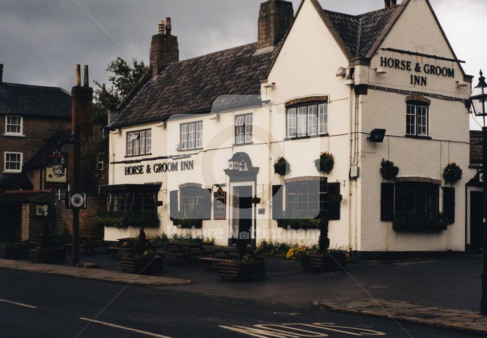 Horse and Groom Inn, Main Street, Linby, Nottingham, 1998