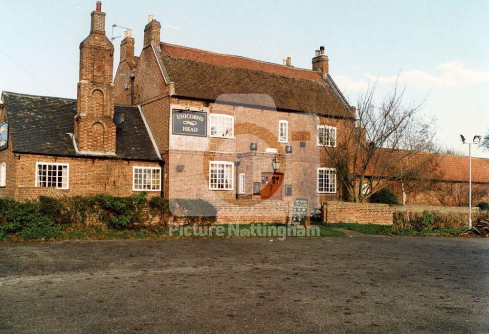 Unicorn's Head Pub, Main Street, Langar, Nottingham, 1997