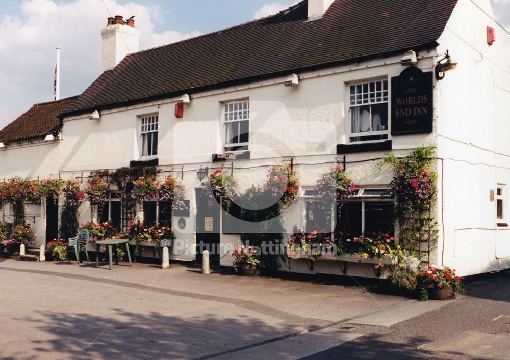 Worlds End Inn, Plough Lane, Lowdham, Nottingham, 1998