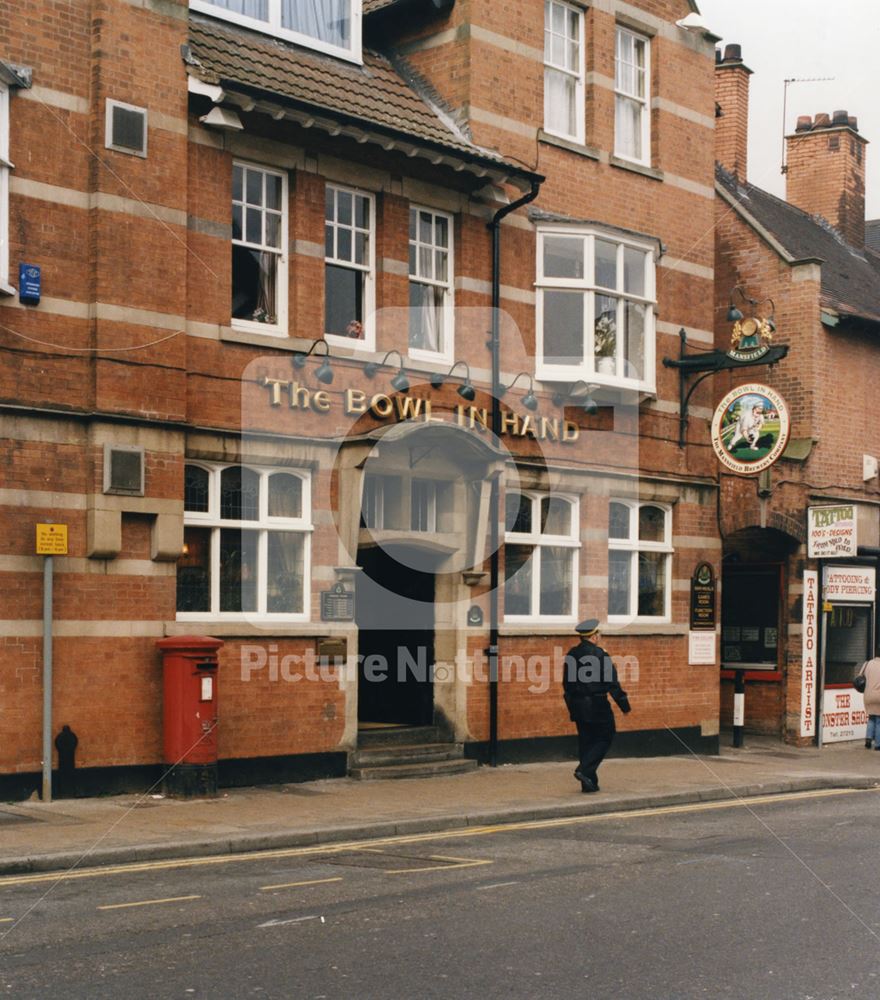 Bowl in Hand Pub, Leeming Street, Mansfield, 1997