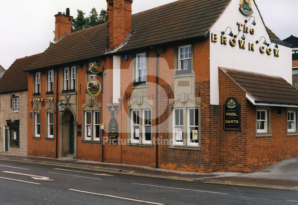 Brown Cow Pub, Ratcliffe Gate, Mansfield, 1998