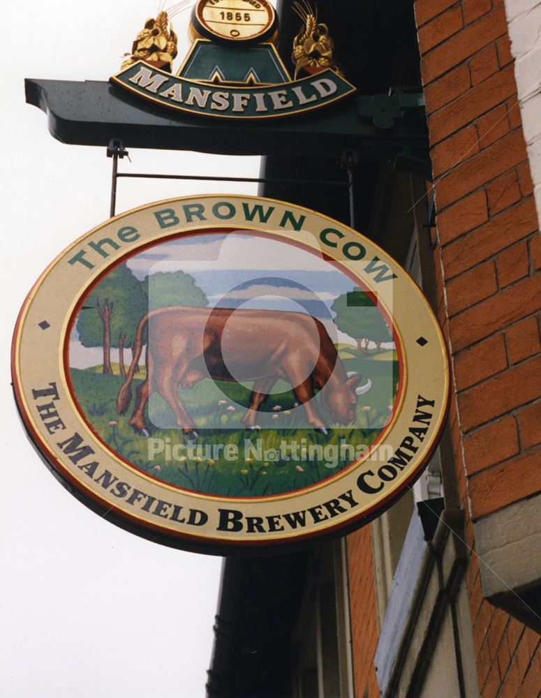 Brown Cow Pub, Ratcliffe Gate, Mansfield, 1998