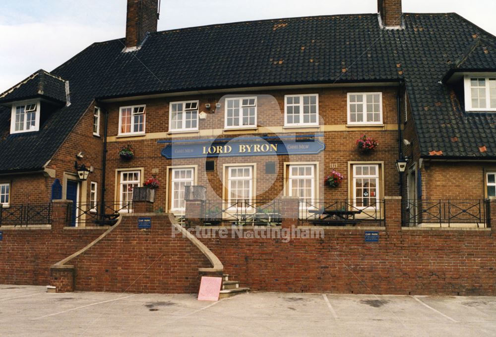 Lord Byron Pub, Quarry Lane, Mansfield, 1998