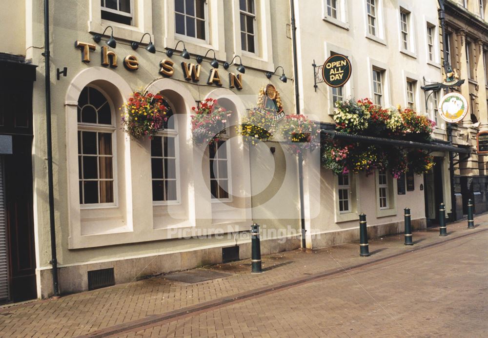 The Swan Inn, Church Street, Mansfield, 1998