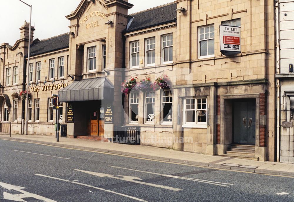 Victoria Hotel, Albert Street, Mansfield, 1998