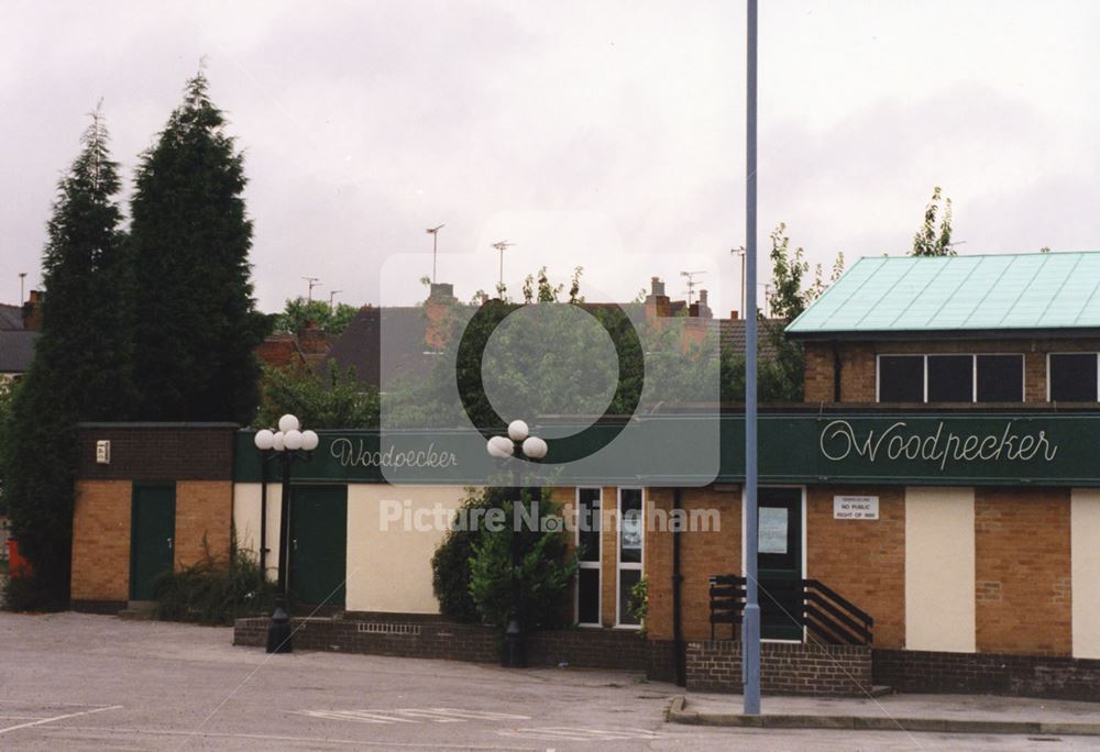 The Woodpecker Pub, Birding Street, Mansfield, 1998