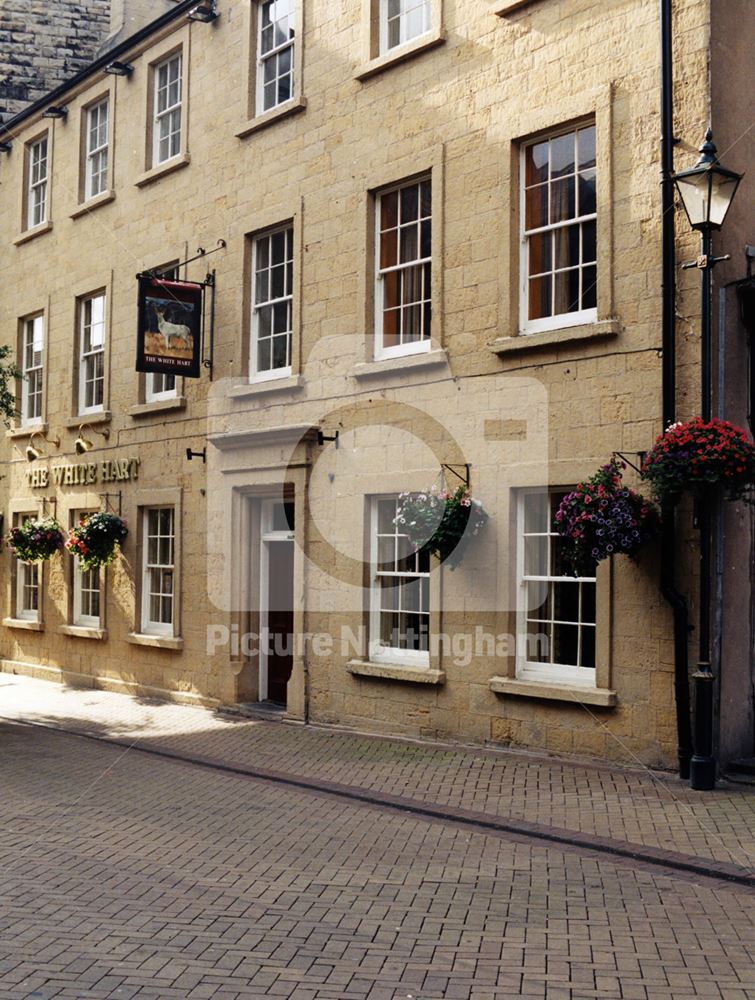 The White Hart Pub, Church Street, Mansfield, 1998