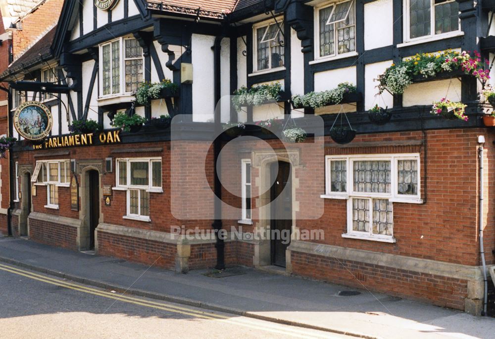 Parliament Oak Pub, Mansfield Woodhouse, Nottingham, 1998