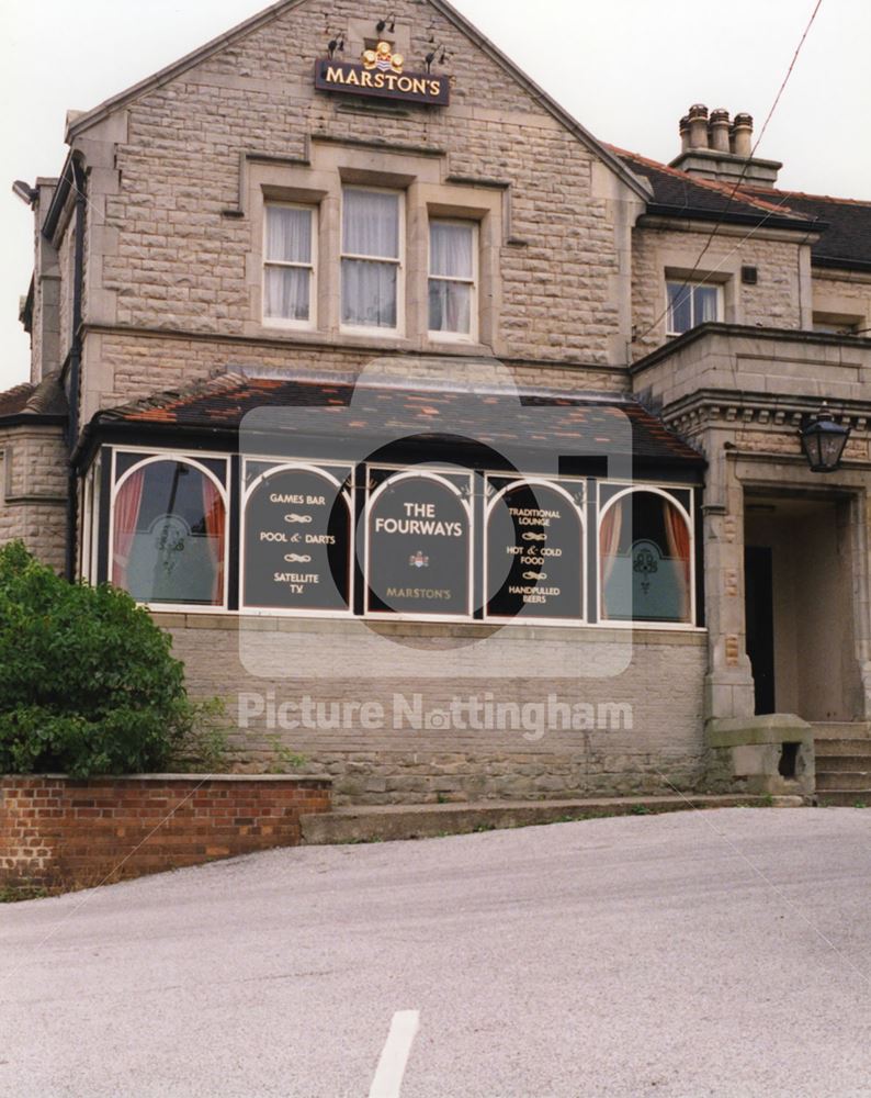 Fourways Pub, Leeming Lane South, Mansfield Woodhouse, Nottingham, 1998