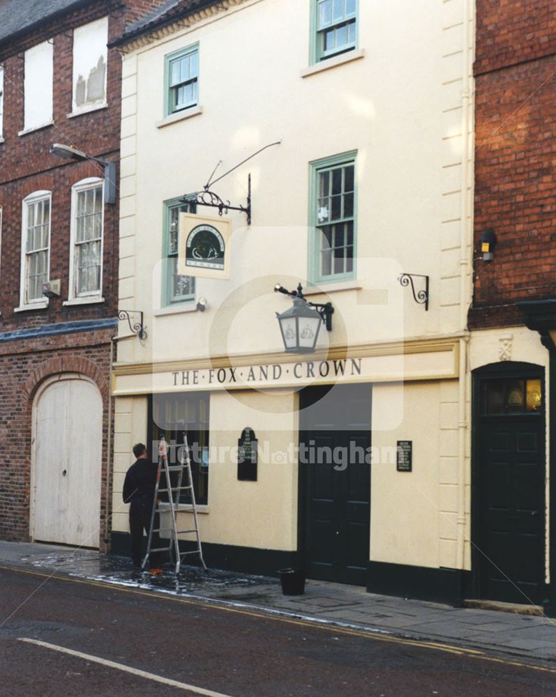 Fox and Crown Pub, Appleton Gate, Newark, Nottingham, 1998