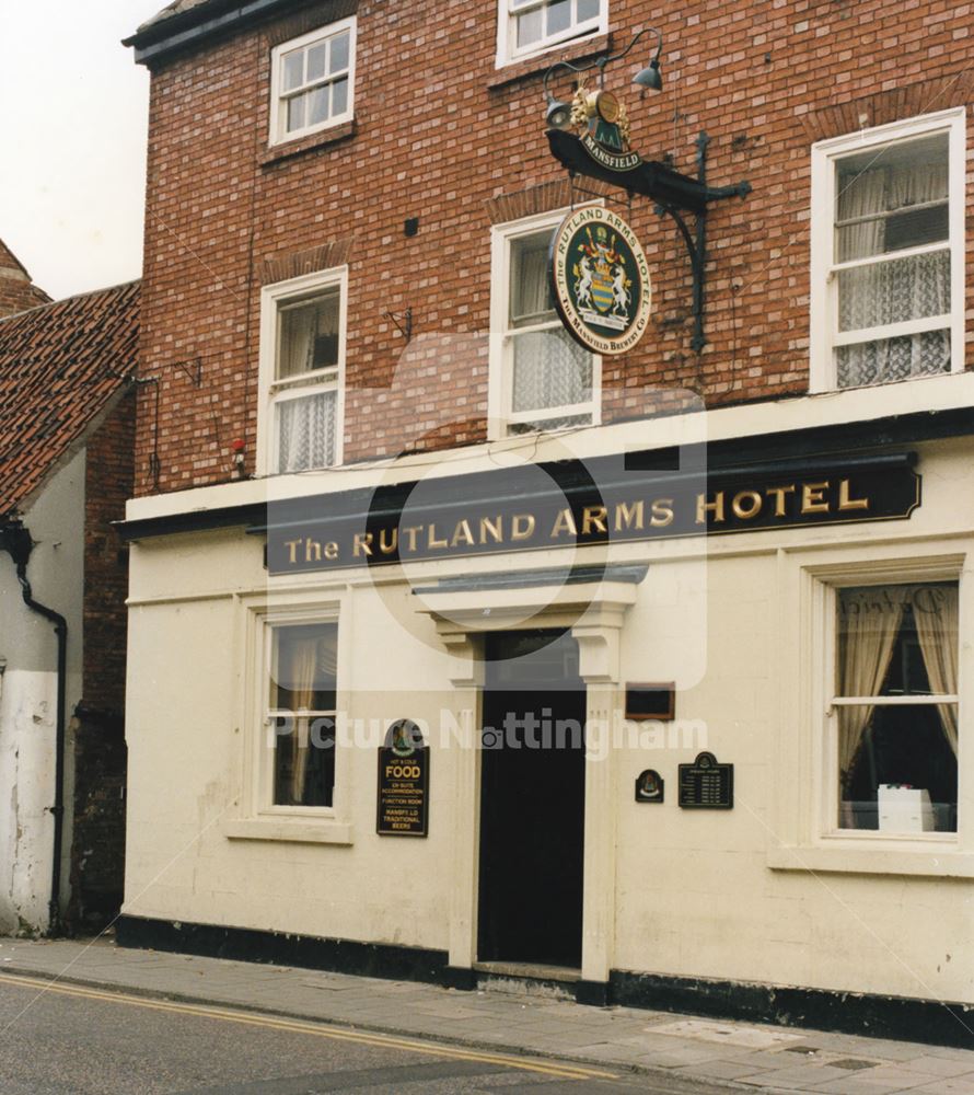 Rutland Arms Hotel, Barnby Gate, Newark, Nottingham, 1997