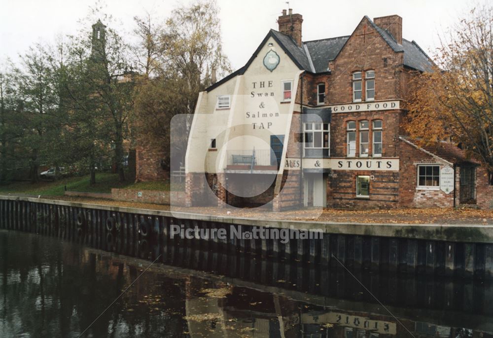 Swan and Salmon Tap, Castle Gate, Newark, Nottingham, 1997