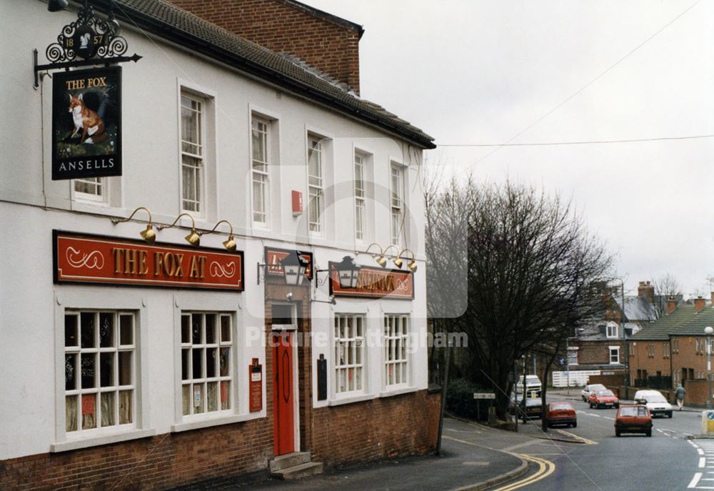 The Fox Pub, Dale Street, Sneinton, Nottingham, 1998