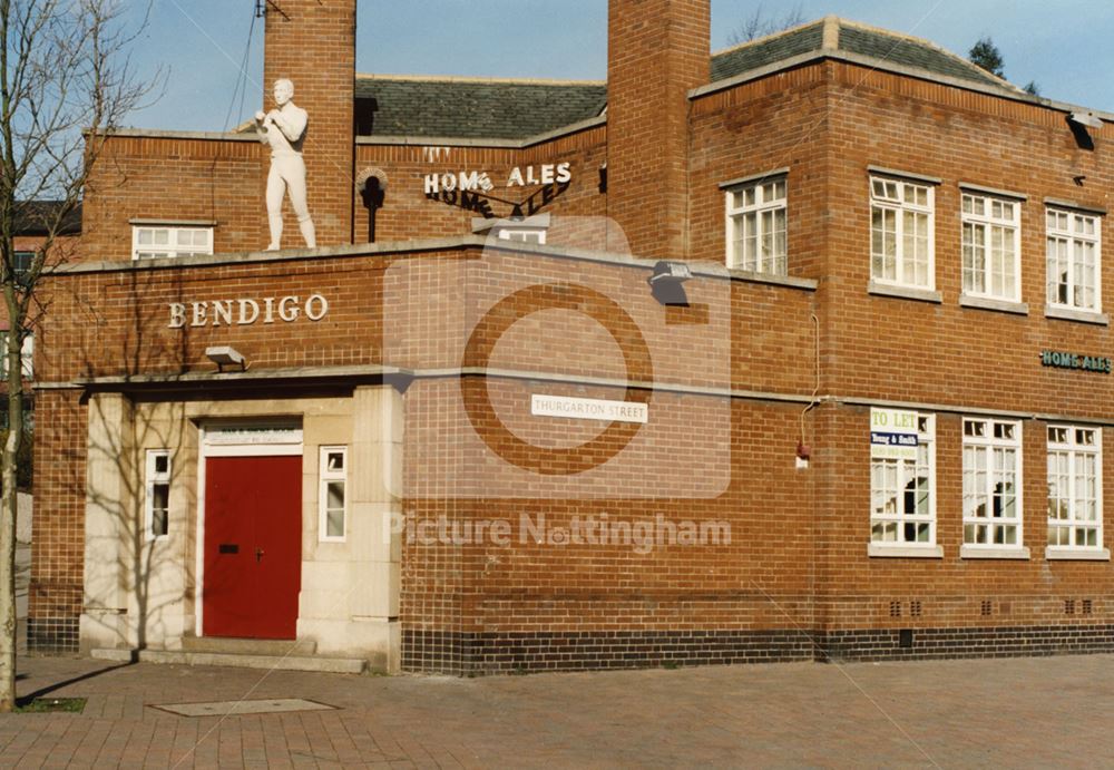 The Bendigo Pub, Thurgarton Street, Sneinton, Nottingham, 1998