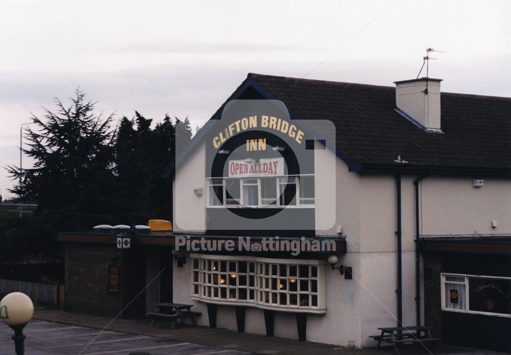 The Clifton Bridge Inn, Brookthorpe Way, Wilford, Nottingham, 1998