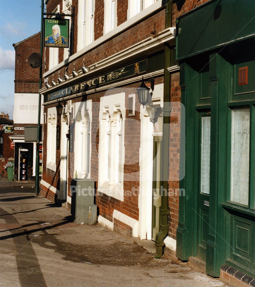 the Clarence Pub, Alfreton Road, Radford, Nottingham, 1998