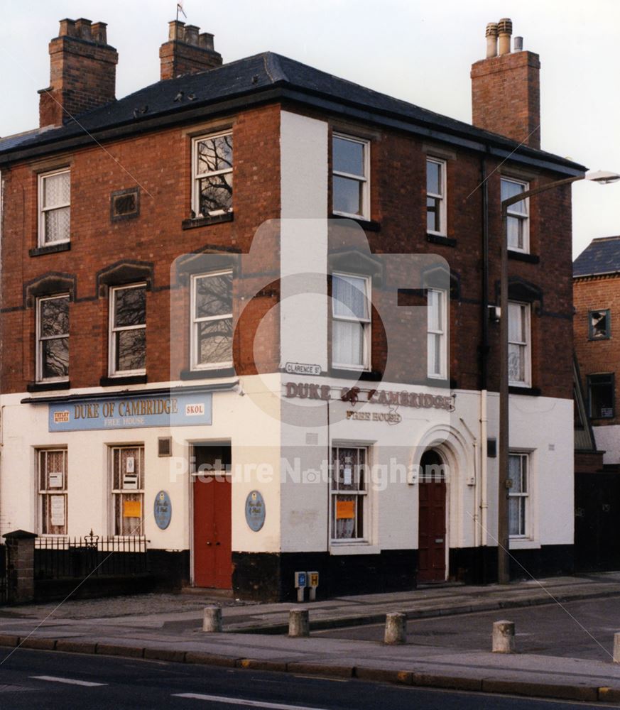 Duke of Cambridge, Clarence Street, Nottingham, 1998