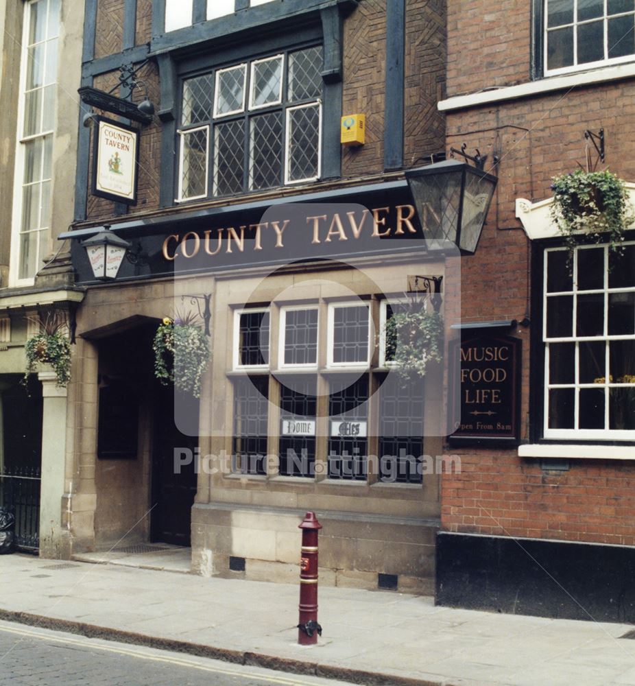 The County Tavern, High Pavement, Nottingham, 1998