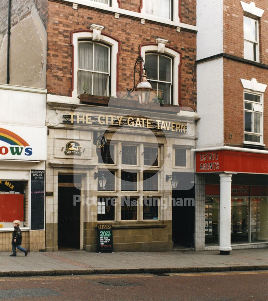 City Gate Tavern, Long Row West, Nottingham, 1998