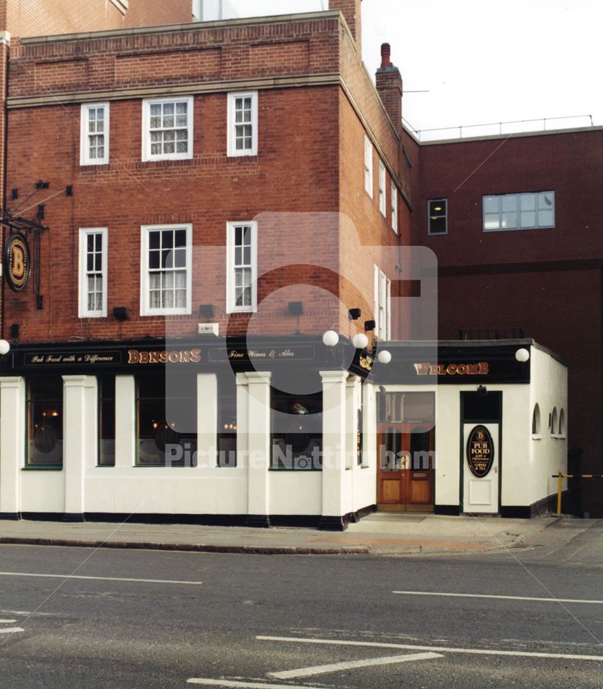 Benisons Pub, Mansfield Road, Nottingham, 1998