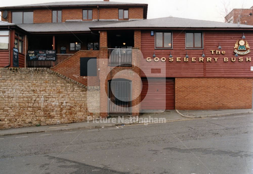 The Gooseberry Bush Pub, Peel Street, Nottingham, 1998