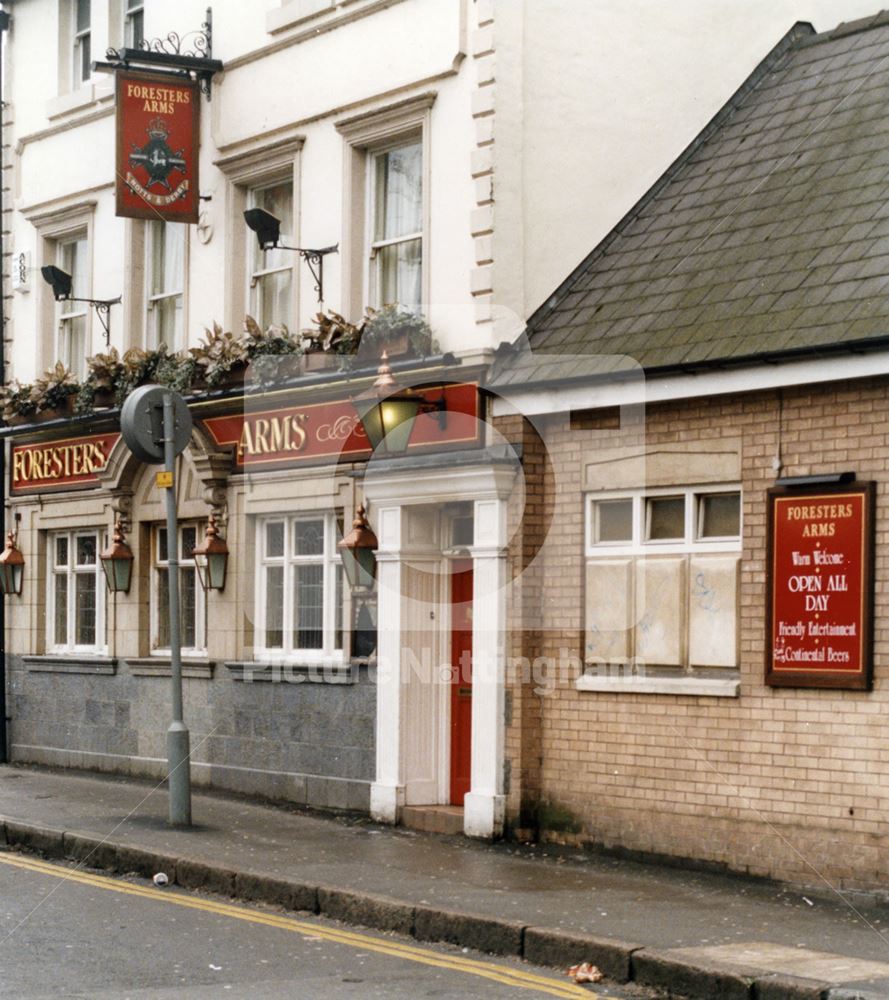 Foresters Arms Pub, St. Ann's Street, Nottingham, 1998