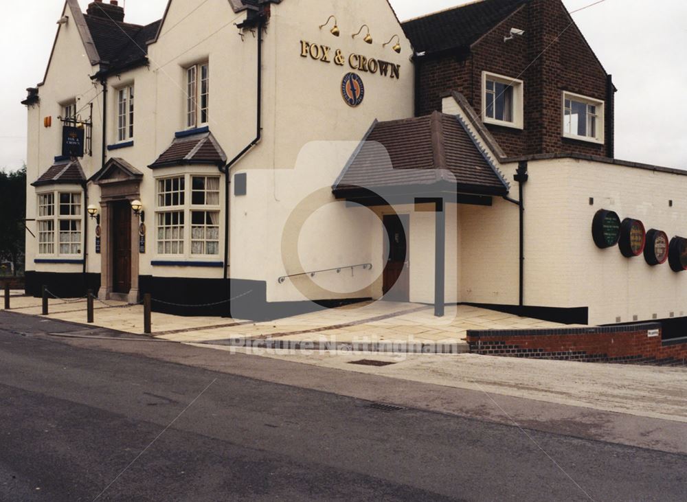 Fox and Crown Pub, Church Street, Basford, Nottingham, 1998